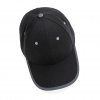 Casquette En Coton Recyclé 6 Pans 280g IMPACT Noire Dessus