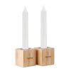 Duo De Bougies Et Supports Bambou PYRAMIDE Logo