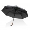 Parapluie 20,5 Pouces En PET Recyclé Et Bambou Noir