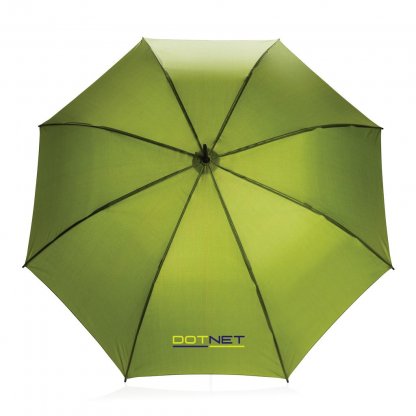 Parapluie Automatique 23 Pouces En PET Recyclé Vert Logo