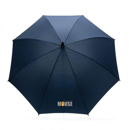 Parapluie Tempête 23 Pouces En PET Recyclé Bleu Logo