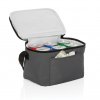 Sac Isotherme En PET Recyclé 16x15x 22cm Gris Ouvert