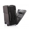 Valise Trolley Pliable En PET Recyclé FLEX Profil Ouvert