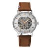 Montre Homme Automatique CHAPRAIS Blanc Marron