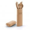 Set Couverts Réutilisables En Bioplastique BINI Nude