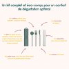 Set Couverts Réutilisables En Bioplastique BINI Recapitulatif