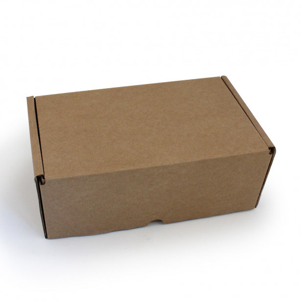 Boîte carton kraft naturel 25 x 15 x H 10cm
