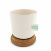 Mug En Bambou Avec Couvercle En Liège Et 3 Infusions BAMBE Ivoire