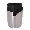 Mug Isotherme En Acier Inoxydable, Polypropylène Et Silicone 200ml TWIZZ Moka Ouvert