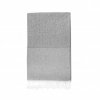 Fouta En Coton Et PET Recyclés 100x170cm SEAFOU Gris Fouta En Coton Et PET Recyclés 100x170cm SEAFOU Gris