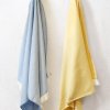Fouta En Coton Et PET Recyclés 100x170cm SEAFOU Posé Fouta En Coton Et PET Recyclés 100x170cm SEAFOU Posé