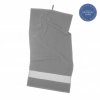 Fouta Serviette En Coton Et En Polyester Recyclés 50x100cm SEASPORT Gris Fouta Serviette En Coton Et En Polyester Recyclés 50x100cm SEASPORT Gris
