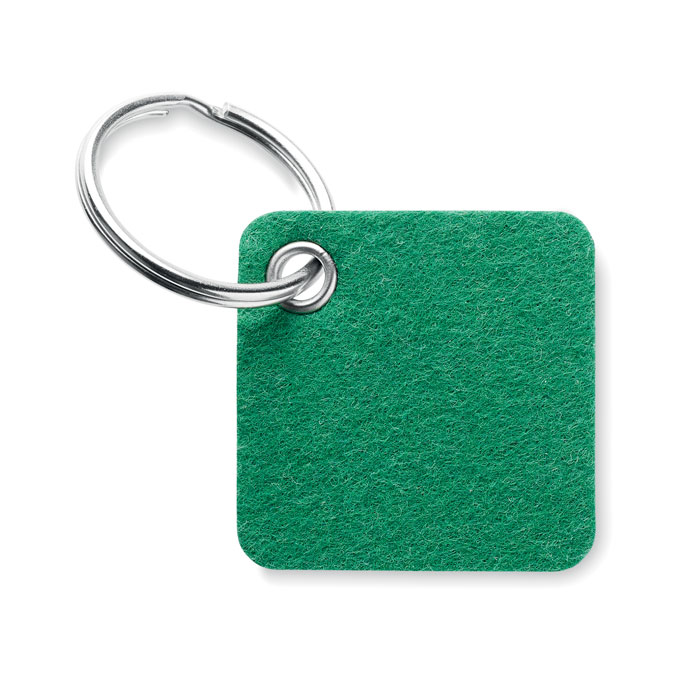 Porte-clés personnalisable en feutre PET recyclé AUKIO