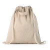 Sac A Dos Avec Poignée En Coton Recyclé 140g 37x41cm RISSANI Naturel