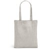 Sac Shopping En Coton Recyclé 140g 37.5x41.5cm RYNEK Gris Claire