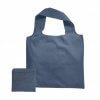 Sac Shopping Pliable En Coton Recyclé 140g 36x44cm INZECO Bleu