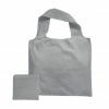 Sac Shopping Pliable En Coton Recyclé 140g 36x44cm INZECO Gris