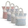 Sac Shopping Zippé Promotionnel En Coton Bio 220G 46X46X12Cm Biobeach