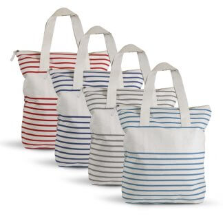 sac shopping zippé promotionnel en coton bio 220g 46x46x12cm biobeach