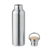Bouteille Isotherme En Acier Inoxydable Et Bambou 750ml HELSINKI MED Bouchon Bouteille Isotherme En Acier Inoxydable Et Bambou 750ml HELSINKI MED Bouchon