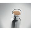 Bouteille Isotherme En Acier Inoxydable Et Bambou 750ml HELSINKI MED Vue Du Dessus Bouteille Isotherme En Acier Inoxydable Et Bambou 750ml HELSINKI MED Vue Du Dessus