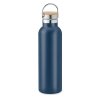 Bouteille Isotherme En Inox Et Bambou 750ml HELSINKI MED Marine Poignée Bouteille Isotherme En Inox Et Bambou 750ml HELSINKI MED Marine Poignée
