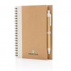Carnet A5 + Stylo En Kraft SOKRA Blanc Avec Logo Carnet A5 + Stylo En Kraft SOKRA Blanc Avec Logo