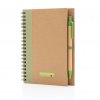 Carnet A5 + Stylo En Kraft SOKRA Vert Logo Carnet A5 + Stylo En Kraft SOKRA Vert Logo