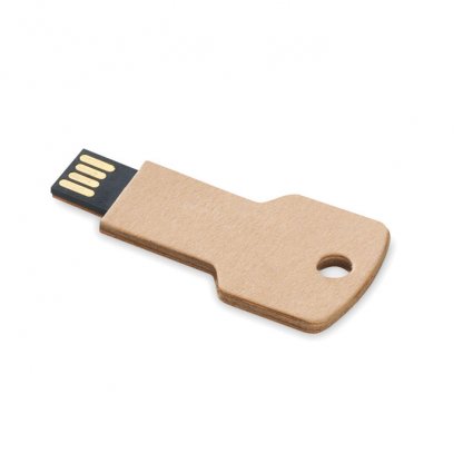 Clé USB En Forme De Clé En Papier USBPAP
