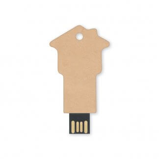 Clé USB Personnalisable En Forme De Maison En Papier MAISENCLE
