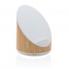Enceinte Bluetooth Avec Chargeur Sans Fil En Bambou OVATE Enceinte Bluetooth Avec Chargeur Sans Fil En Bambou OVATE