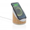 Enceinte Bluetooth Avec Chargeur Sans Fil En Bambou OVATE Iphone Enceinte Bluetooth Avec Chargeur Sans Fil En Bambou OVATE Iphone