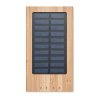 Powerbank Avec Panneau Solaire En Bambou 4000mAh ARENA SOLAR Vue Du Dessus Powerbank Avec Panneau Solaire En Bambou 4000mAh ARENA SOLAR Vue Du Dessus
