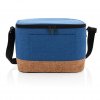 Sac Isotherme En PET Recyclé 16,4x16x23,5cm LIMPACT Vue De Face Bleu Sac Isotherme En PET Recyclé 16,4x16x23,5cm LIMPACT Vue De Face Bleu