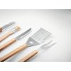 Set à Barbecue En Bois Et Acier Inoxydable 5 Pièces ALLIER Zoom Ustensiles Set à Barbecue En Bois Et Acier Inoxydable 5 Pièces ALLIER Zoom Ustensiles