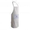 Tablier De Luxe En Coton Recyclé 280g TABLOU Blanc Logo Tablier De Luxe En Coton Recyclé 280g TABLOU Blanc Logo