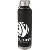Bouteille Isotherme En Acier Inoxydable 1000ml Noir Logo