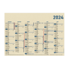 Calendrier En Canne à Sucre – 30×21,5cm – CLADIO Bleu Calendrier En Canne à Sucre – 30×21,5cm – CLADIO Bleu