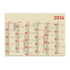 Calendrier En Canne à Sucre – 30×21,5cm – CLADIO Rouge Calendrier En Canne à Sucre – 30×21,5cm – CLADIO Rouge