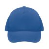 Casquette En Coton Biologique 5 Pans 250g BICCA CAP Bleu Av