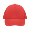 Casquette En Coton Biologique 5 Pans 250g BICCA CAP Rouge Ar