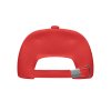 Casquette En Coton Biologique 5 Pans 250g BICCA CAP Rouge Av