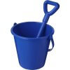 Seau Et Pelle De Plage En Plastique Recyclé Bleu Avec Pelle Seau Et Pelle De Plage En Plastique Recyclé Bleu Avec Pelle