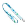 Cordon Tour De Cou En PET Recyclé EUROPEAN LANYARD Bleu