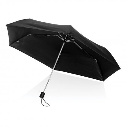 Mini Parapluie 20,5 En RPET Recyclé MINA Ouvert
