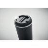 Mug Double Paroi En Acier Inoxydable 510ml BRACE Noir Hermétique