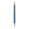 Stylo à Bille à Bouton Poussoir En Alu Recyclé DANA Bleu De Face Stylo à Bille à Bouton Poussoir En Alu Recyclé DANA Bleu De Face