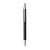 Stylo à Bille à Bouton Poussoir En Alu Recyclé DANA Noir De Face Stylo à Bille à Bouton Poussoir En Alu Recyclé DANA Noir De Face
