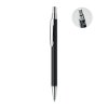 Stylo à Bille à Bouton Poussoir En Alu Recyclé DANA Noir Photo Principale Stylo à Bille à Bouton Poussoir En Alu Recyclé DANA Noir Photo Principale