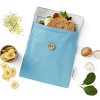 Emballage Biscuits Réutilisable SNACK'N'GO BIO Bleu Présentation Collation Emballage Biscuits Réutilisable SNACK'N'GO BIO Bleu Présentation Collation